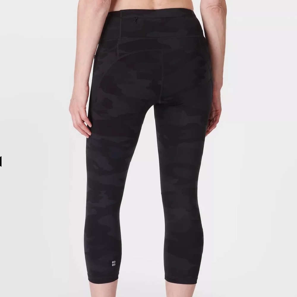 Sweaty Betty Black Camouflage Power Leggings